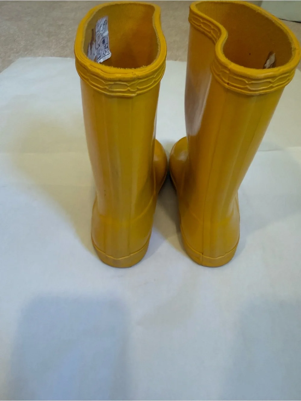 Hunter Kids Yellow Rubber Rain Boots Size US 11